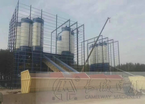 雙120混凝土攪拌站生產(chǎn)線