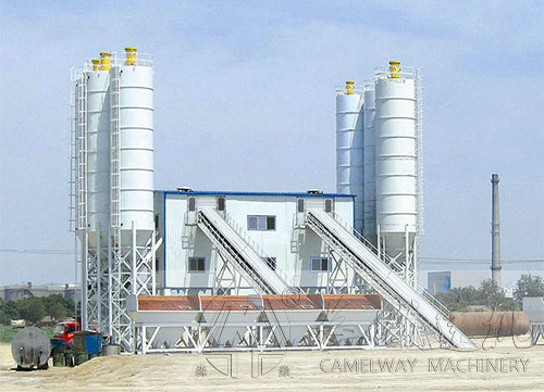 雙機(jī)組120混凝土攪拌站