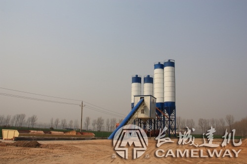 農(nóng)村城市化建設(shè)小型商混站設(shè)備