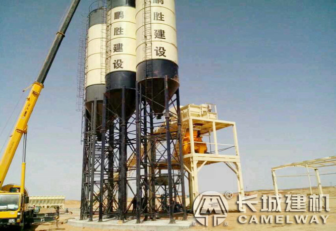 商混攪拌站生產(chǎn)線3方機