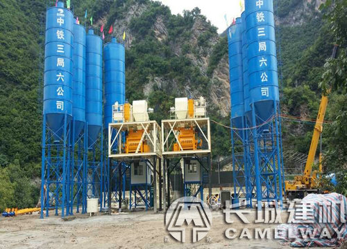 長城機(jī)械雙機(jī)90拌合站