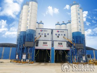 【現(xiàn)場】長城建機精品高鐵混凝土攪拌站廣汕高鐵項目順利投產(chǎn)