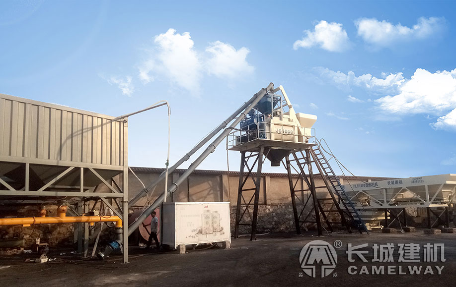 山西臥式水泥倉(cāng)50型混凝土攪拌