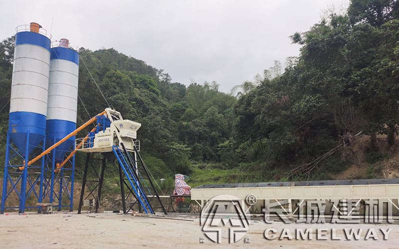 50型爬梯式攪拌站設備