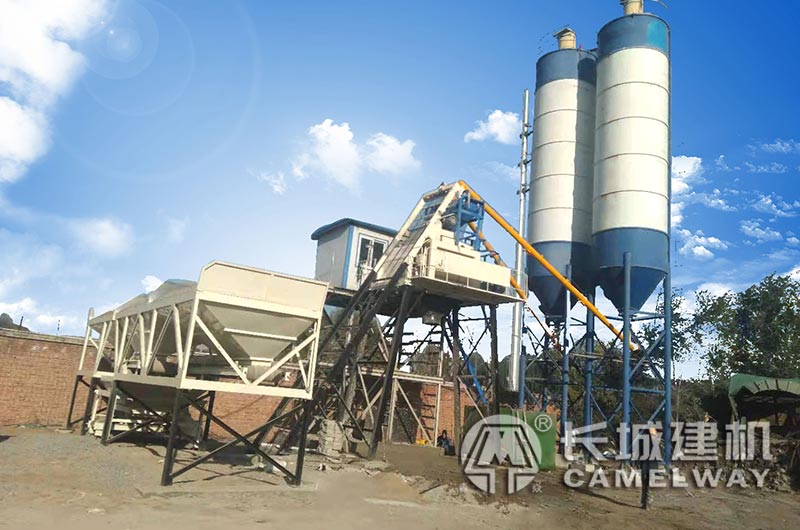 750水泥攪拌機現(xiàn)場