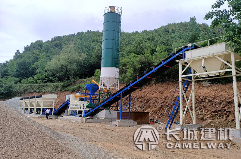 750水泥攪拌機現(xiàn)場