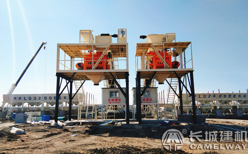 hzs90混凝土攪拌站主機總功率，占地面積多大，價格是多少？