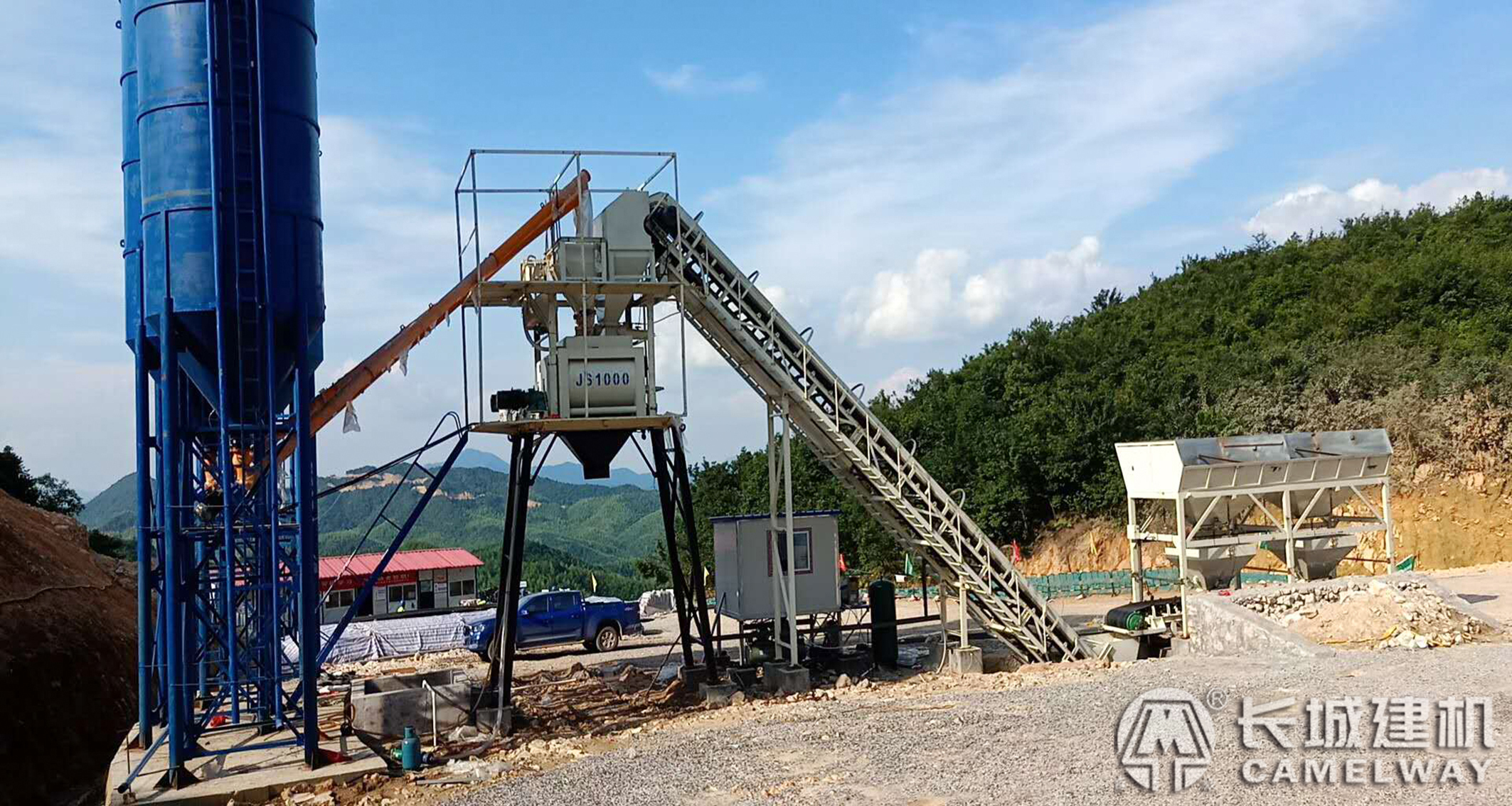 混凝土攪拌站中的皮帶輸送機(jī)組成與作用詳解